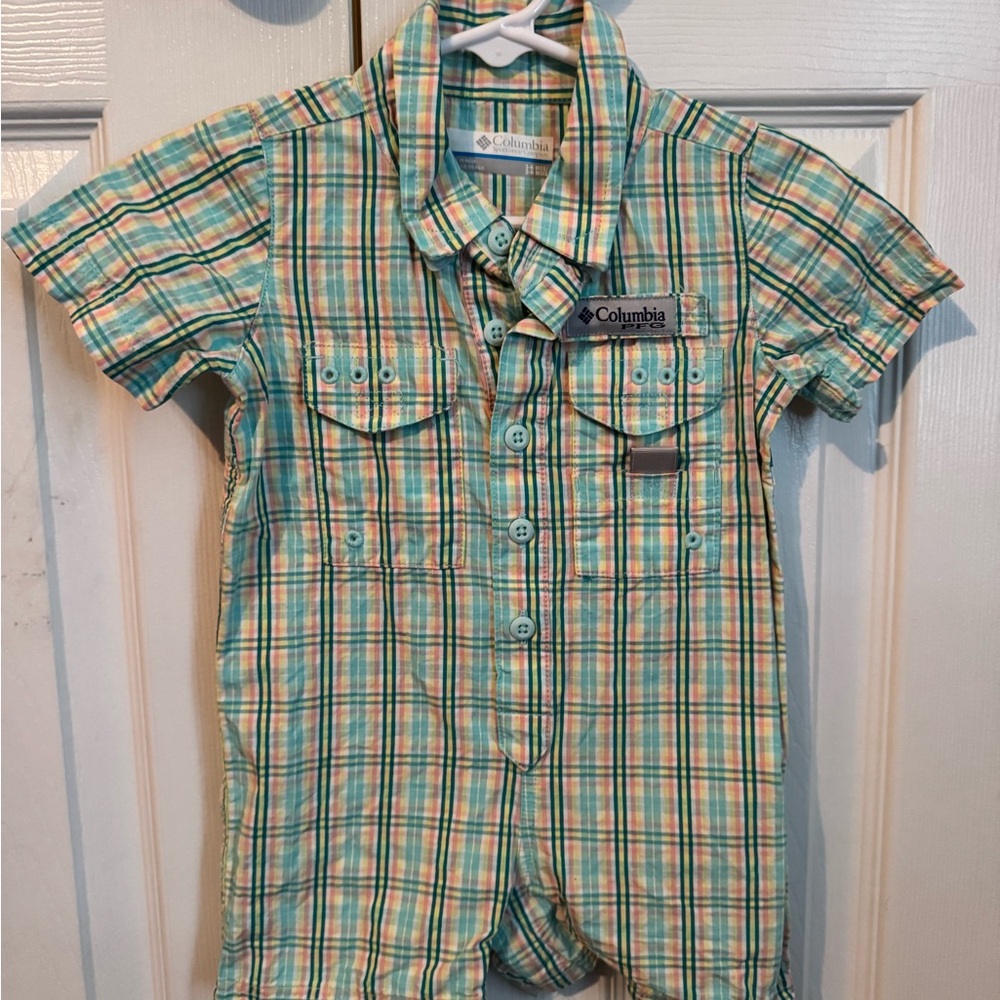NWOT Columbia Baby Boy Romper